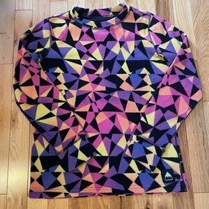 Burton Fleece Base Layer Geometric Sweater